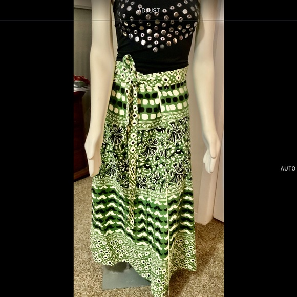 BOHO WRAP SKIRT 100% INDIA SOFT COTTON~HANDMADE - Picture 1 of 5